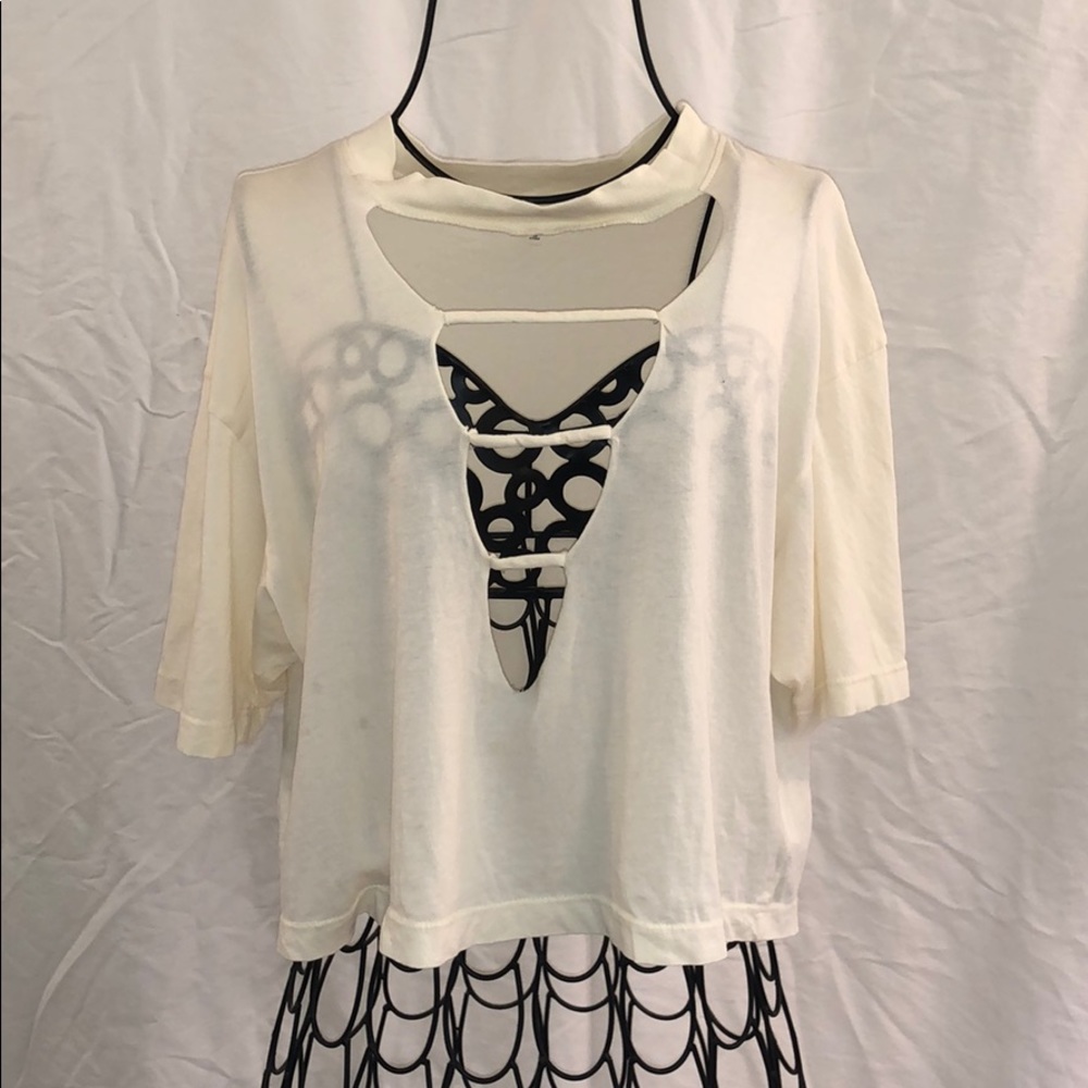 Urban outfitters cut-out tee